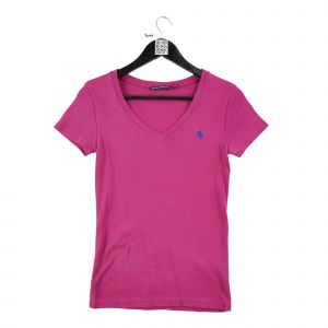 Reconditionn&eacute; - T-Shirt Manches Courtes Femme Rose - Taille M - Femme - Rose - Occasion