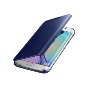 Samsung Clear View Cover Ef-Zg925b - Étui À Rabat Pour Téléphone Portable - Noir - Pour Galaxy S6 Edge - Occasion