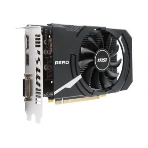MSI GTX 1050 TI Aero ITX 4G OCV1 Carte Graphique Nvidia GeForce GTX PCI Express - Occasion