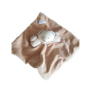 Jacadi - Doudou Ours Plat Marron Bras Beige - Occasion