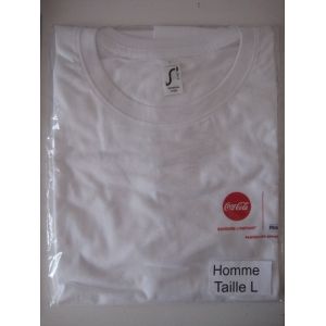 T-Shirt Football Coca-Cola - Coupe Du Monde Féminine France 2019 - Fifa - Taille L - Occasion