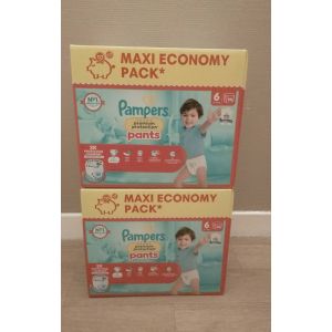 Lot Pampers Premium Protection Pants Taille 6 (132 Couches) - Occasion