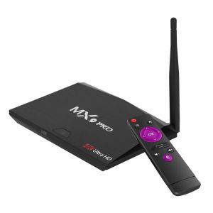 Docooler MX9 Pro TV Box Android 8.1 Quad Core Lecteur Vidéo Multimédia BoîTier UHD 4K VP9 HDR 3D Mini PC WiFi Bluetooth 4.0 - Occasion