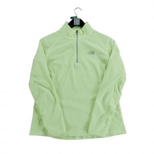 Reconditionné - Pull Polaire Femme Polartec Tnf - Taille L - Femme - Jaune Fluo - Occasion