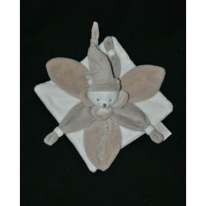 Doudou Et Compagnie Ours Plat Beige Blanc Taupe Pétale Mon Doudou Collector - Occasion
