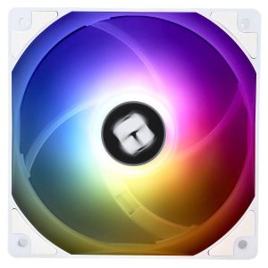 TL-C12CW-S CPU Fan 120mm White ARGB Case Cooler Fan, 4pin PWM Silent Computer Fan With S-FDB Bearing Included, up to 1550RPM cooling fan - Occasion