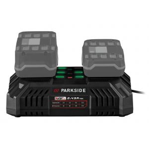 PARKSIDE&reg; Chargeur de batterie double PDSLG 20 B1, 4,5 A, 20 V - Occasion