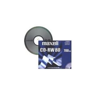 Maxell CD-RW80 - 10 x CD-RW - 700 Mo (80 min) 4x - Occasion