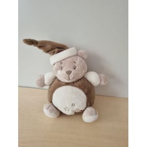 Doudou Ours Marron Étoiles Kimbaloo - Occasion