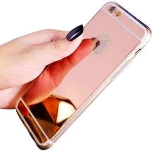 Miroir Coque Iphone 6s Plus 5.5"",Ultra Slim Etui Miroir De Maquillage Coque Cas Couverture Etui Coque En Étui Housse Souple Pour Iphone 6s Plus 5.5"" / 6 Plus 5.5"",Or Rose - Occasion