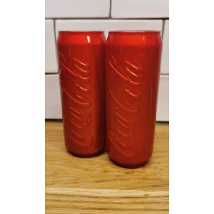 2 Verres Slim Coca Cola Rouge - Occasion