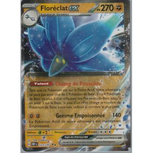 Carte Pokémon - Floréclat Ex - 123/197 - Ultra-Rare - Ev3 Flammes Obsidiennes - Occasion