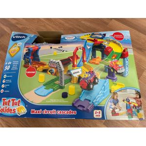 Tut Tut Bolides Maxi Circuit Cascades + Tut Tut Bolides Maxi Caserne De Pompiers - Occasion