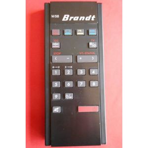TélécommandeM 58 M58 Brandt originale pour télévision pour TV cathodique 36 cm Brandt et autres - Occasion