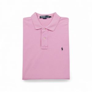Reconditionné - Polo Manches Courtes Homme Rose - Taille L - Homme - Rose - Occasion