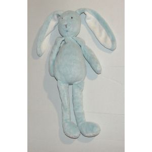 Doudou Lapin Bleu Descamps 38 Cm - Occasion
