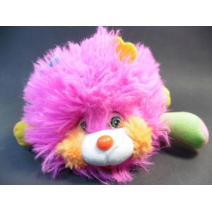 Mini Popples Mattel Vintage/80's Popples Puffing Rose /5"/ 1986 Se Transforme Rare Peluche De Collection - Occasion