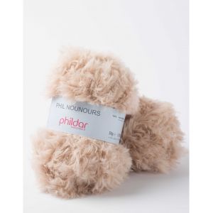 Phildar - Pelote De Laine Phil Nounours De 50g - Laine ? Tricoter - 100% Polyamide - Aiguille N?7 - Couleur Biche - Occasion