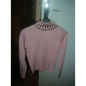 Pull Kristina Popovitch Soie S Rose - Occasion