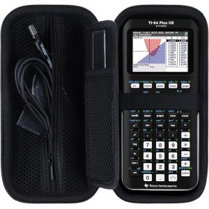 Dur &Eacute;tui de Protection pour TI-NSPIRE CX II-T/TI-Nspire CX CAS/TI-84 Plus CE-T/TI-84 Plus CE/TI-89 Titanium Calculatrice Graphique (Noir) - Occasion
