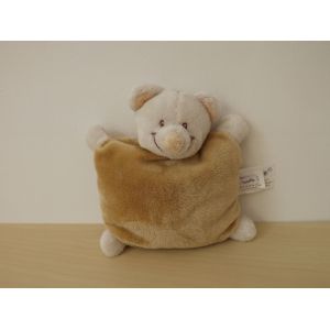 Doudou Ours Blanc Marron Kimbaloo - Occasion