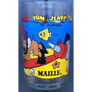Verre A Moutarde Maille Tom Et Jerry 16 La Plongée 1989, Dessin Animé, Figurine - Occasion