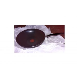 T&eacute;fal Poele Wok Grand 28 Cm Diametre Antiadhesif Marmite Profonde Cuisiner Plat Sain Rapide Gr&acirc;ce Aux Bords Hauts Con&ccedil;u Pour Sauter Aliment Ustensile Classique Fond Rond Braiser Viande Poisson L&eacute;gumes - Occasion