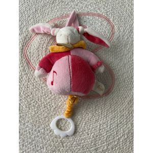 Doudou Peluche Lapin Rose Baby Nat Musical - Occasion