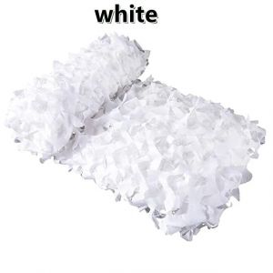 Filet de camouflage militaire,uniforme militaire de jardin,filet de camouflage de chasse,filet de camouflage pour tente de voiture,blanc sarcelle noir marine beige - Type white-2x5m - Occasion