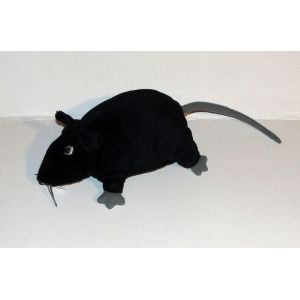 Peluche Rat Noir Ikea Doudou Rat 20 Cm Minnen Ratta - Occasion