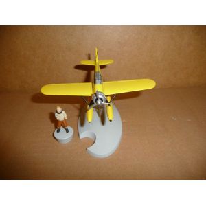 Figurine Tintin. L'Hydravion Jaune . L'Étoile Mystérieuse. Hergé-Moulinsart - Occasion