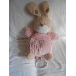 Nicotoy Lapin Etoile Rose Simba Toys Boite A Musique Doudou Musical - Occasion
