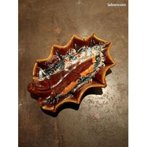 Plat Feuille Vallauris 24 Cm De Long - Occasion