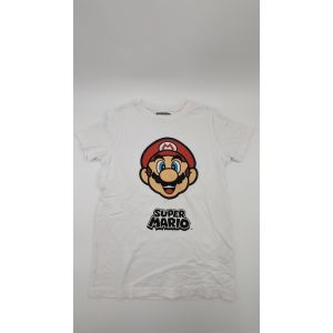 Tee Shirt Enfant (Manches Courtes) Super Mario Officiel Nintendo Taille 10 Ans - Occasion
