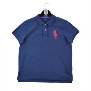 Reconditionn&eacute; - Polo Manches Courtes Femme Marine - Taille M - Femme - Marine - Occasion