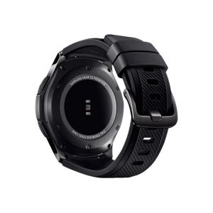 Samsung Gear S3 Frontier - 46 Mm - Noir - Montre Intelligente Avec Bande - Silicone - Noir - Affichage 1.3" - 4 Go - Wi-Fi, Nfc, Bluetooth - 63 G - Occasion