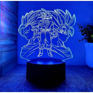 Veilleuse Dragon Ball Z Lampe Led 16 Couleurs Plusieurs Modèles Au Choix - Occasion