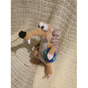 Peluche Doudou Scrat Globe Terre Ice Age 4 Age De Glace Continental Drift Play By Play 2012 - Occasion