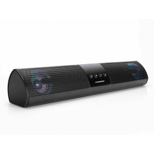 Barre de Son LED 10W Bluetooth 5.0 Extra Bass avec Fonction Mains Libres BlaupunktNoir - Occasion