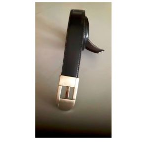 Ceinture Cuir Noir Taille M 80 Cm Reversible Noir Marron Boucle Acier Chic Mixte Homme Femme Enfant Accessoire De Vetement Mode Habille Ceremonie Soiree Acessoire Vetement Habillage - Occasion