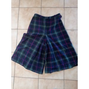 Jupe-Culotte Écossaise - T. 42 - Vintage - Occasion