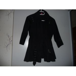 Tunique Spot Coton 40 Noir - Occasion