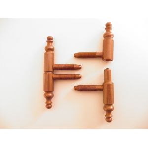 2 Fiches paumel acier cuivr&eacute; 13x90mm TLAV pour Fen&ecirc;tre Porte Meuble - Occasion