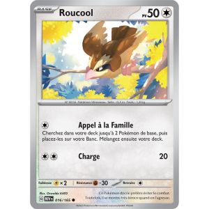 Carte Pokémon - Roucool - 016/165 - Ev3,5 - 151 - Occasion