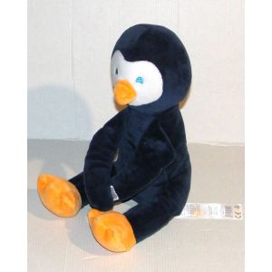 doudou pingouin bleu marine peluche bisous d&#39;ange tom et kiddy - Occasion