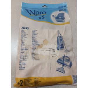 5 sacs sac aspirateur papier poussi&egrave;re wpro 481981729207 ae05-w aeg carrefour fagor first line franger hanover hanseatic Horn progress sidex sidem singer - Occasion