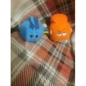 Lot PeluchesHank Octopus Dory Poisson Chirurgien Mini Tsum Tsum N&eacute;mo Finding Dory Disney Nicotoy - Occasion