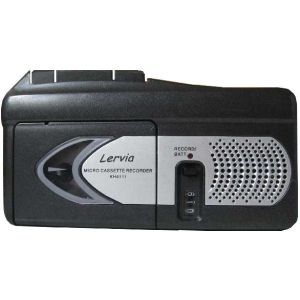 DICTAPHONE, voice recorder micro cassette recorder LERVIRA KH4111 - Noir - Occasion