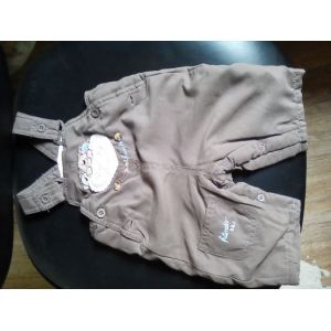 Salopette Marron Hivers Garcon Naissance Pressions Jambes - Occasion
