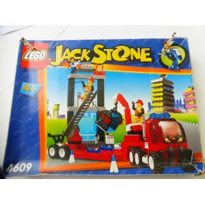 LEGO 4609 Camion et Caserne de Pompiers Jack Stone A Partir de 4 Ans 3 Figurines - Occasion